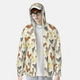 thumbnail image 2 of Fotbe Funny Chicken Chaqueta con Protección Solar UPF 50+ para Hombre y Mujer, Camisa con Capucha y Bolsillos-X-Large, 2 of 7