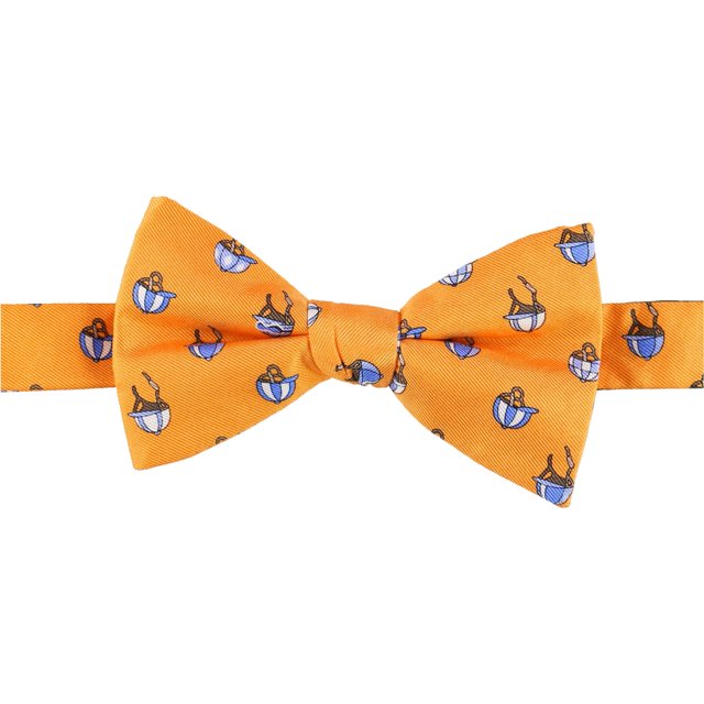 Tommy Hilfiger Derby Jocky - Pajarita para hombre, color naranja, talla única