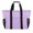 Violet, variant on Reusable Grocery Bags with Handle Side Pocket Waterproof Shopping Portable Tote Violet