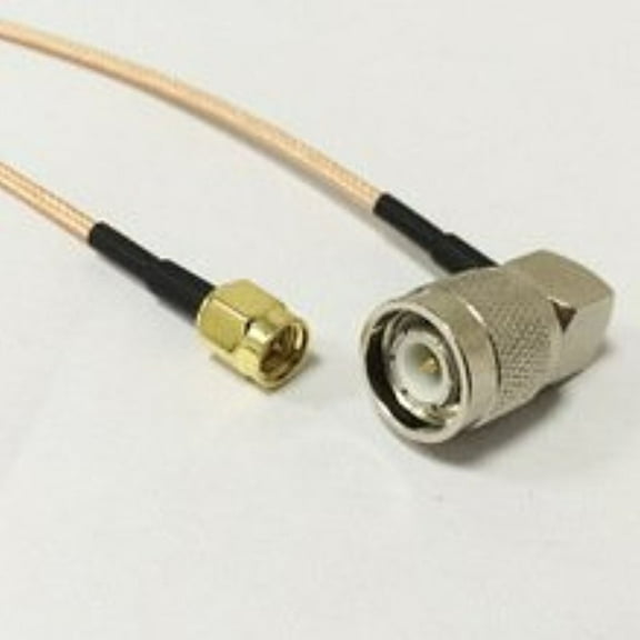 SMA Male Switch TNC Male Right Angle Cable RG316 15CM 6" Adapter Fast Ship High Quality Ships Quickly From USA