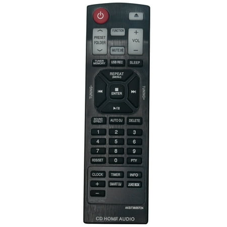 New AKB73655724 Replace Remote Control for LG Mini Hi-Fi System CM9730 CMS9730F