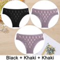 thumbnail image 1 of 3 Unids/Set Bragas De Mujer Ropa Interior Sexy Encaje Lencería Floral Calzoncillos Perspectiva Finetoo Diseño Señoras Pantyspangjing, 1 of 4