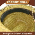 Hat Tape Roll 300 Inch (25 Feet) Size Reducer Foam Filler Cap Sizing