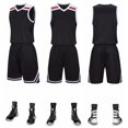 thumbnail image 4 of Basketball uniform set men's and women's Jersey printing vest children's training sports competition team uniform College student Jersey wholesale, 4 of 5
