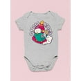 thumbnail image 3 of Bird On Snowboard Bodysuit Infant -Image by Shutterstock,  6 Months, 3 of 4