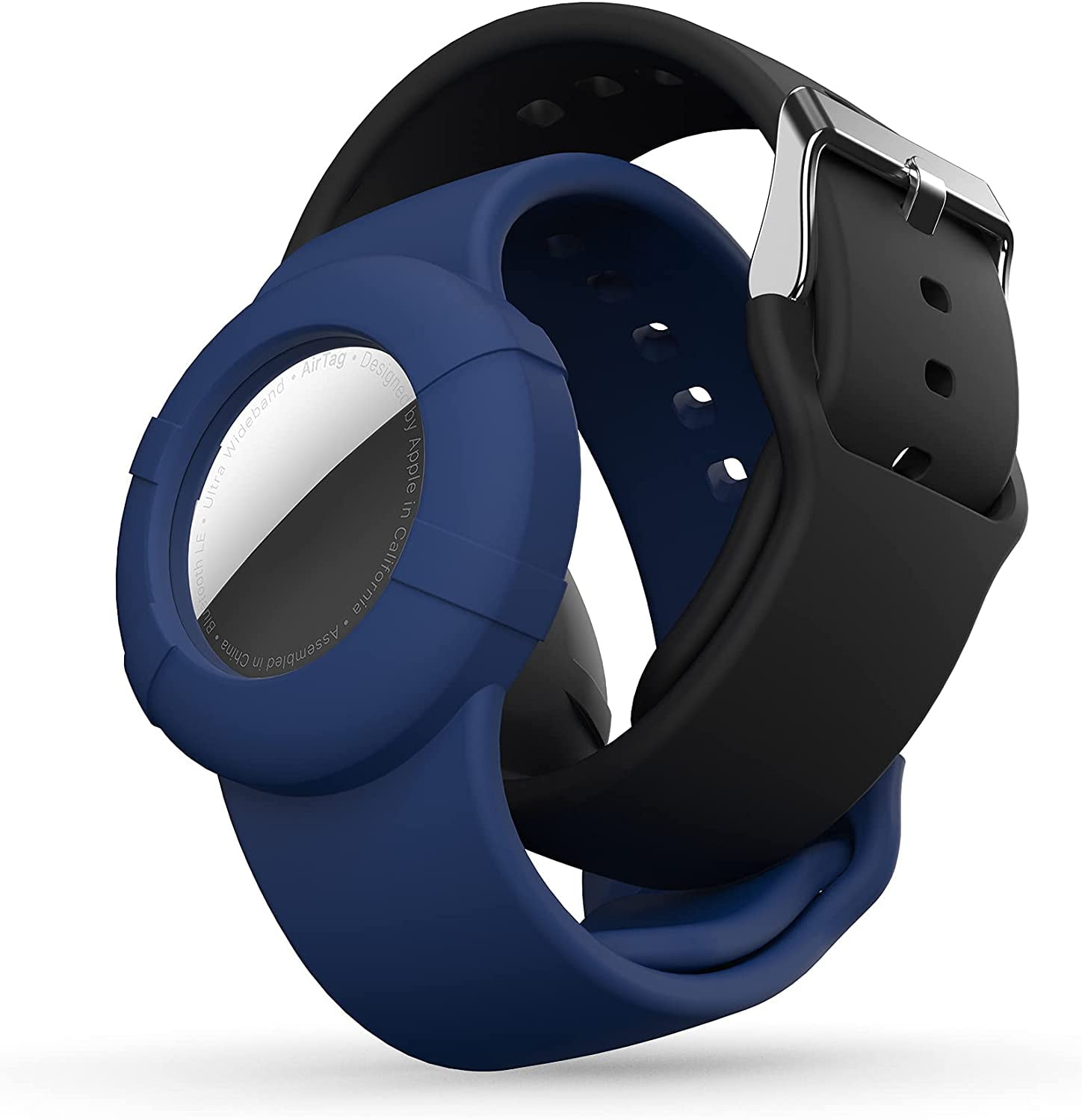 2 Pack Wristband Kids for AirTag Soft Silicone Waterproof Bracelet