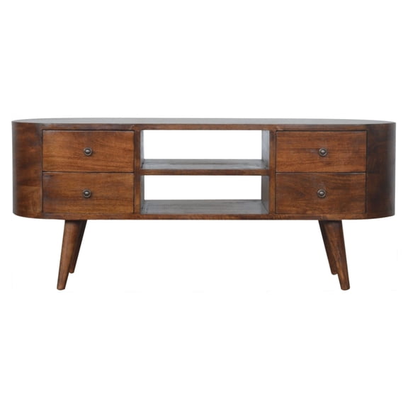 Chestnut Home Furniture - Versatile Solid Wood Enhance Your Atmosphere Entertainment Piece Stylish For Any Room Create A Warm