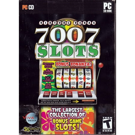 VIRTUAL VEGAS 7007 SLOTS PC CDROM - Over 7,000 of Your Favorite Slots (Includes over 6,000 Bonus Game