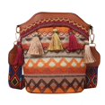 thumbnail image 2 of CAIXIA Women Crossbody Bags Womens Korean Bohemian Fringe Woven Crossbody Bag, Lightweight Fashion Casual Shoulder Purse, 2 of 4