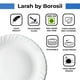 thumbnail image 5 of Juego De Vajilla Borosil Gourmet Para 6, 35 Piezas, Juegos De Platos Y Tazones Blancos, Resistente A Astillas, Vidrio Opalino Templado, Resistente A Las Manchas, Apto Para Lavavajillas Y Microondas, P, 5 of 5