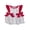Red, variant on BemeyourBBs Newborn Baby Girl 4th of July Outfit Patriot Independent Day Clothes Summer Bubble Romper American Flag Bow Print Ruffled Trim Flying Sleeve Bodysuit Jumpsuit