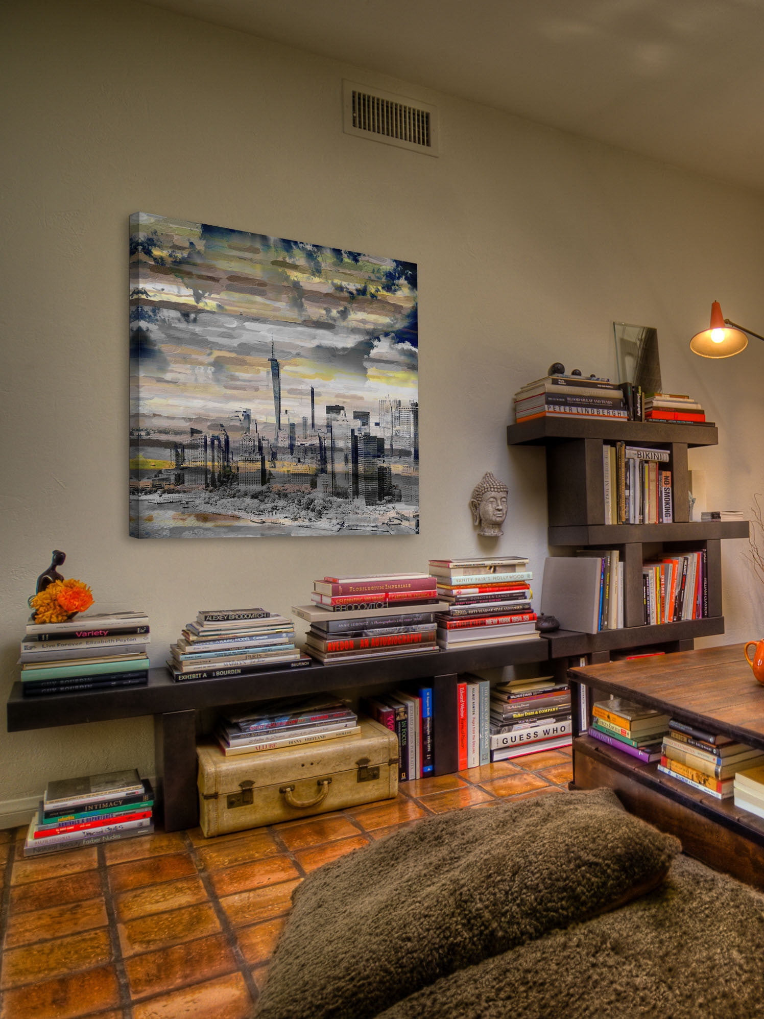 Parvez Taj "The Big Apple" Print on Canvas