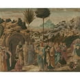 thumbnail image 2 of Benozzo Gozzoli 18x15 Gold Ornate Wood Frame and Double Matted Museum Art Print Titled - The Raising of Lazarus (Mid 1490s), 2 of 4