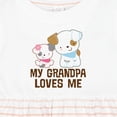 thumbnail image 4 of Inktastic My Grandpa Loves Me Girls Girls Baby Dress, 4 of 5