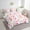 Multicolour, variant on Kawaii Fox Bed in a Bag 7-Piece Girly Floral Twin Comforter Set for Child, Blue Pink Flower Bedding Comforter Sets Rainbow Polka Dots Reversible Bedding Set, Woodland Animal Bed Sheets Set