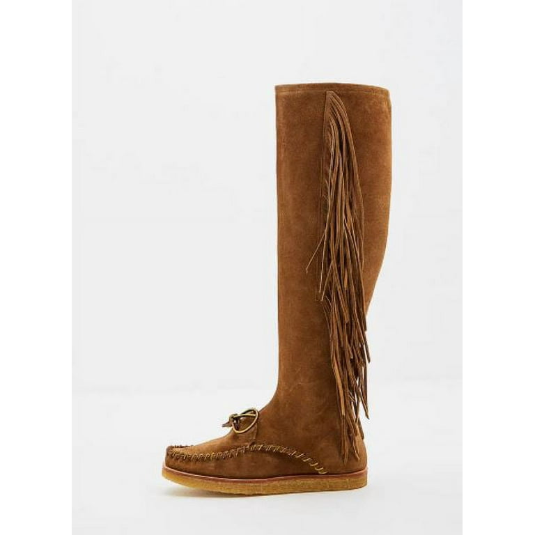 Polo Ralph Lauren Brown Women's Suede Over the Knee Boots Polo Ralph Lauren Brown Women's Suede Over the Knee Boots