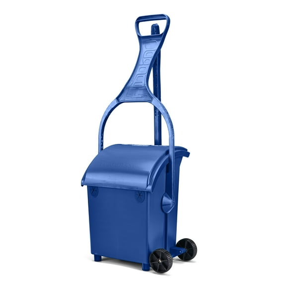PooPail - Tall with Wheels - Blue