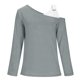 thumbnail image 5 of mfyjkho Tops Elegantes Para Mujer, Blusa Informal De Color Liso Con Hombros Descubiertos Y Hebilla De Metal Para Mujer Tops Para Salir Para Mujer S, 5 of 6