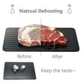 landege Fast Defrosting Tray Aluminum Kitchen The Safest Way to Defrost Meat or Frozen Food