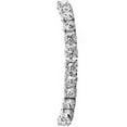 thumbnail image 6 of Women's Baguette Cut Iced Out Diamond Watch - Drop it Down with This Bling'ed Out Crystal Tennis Bracelet on Your Wrist Ladies! - ST10372MLA-TB (Silver, Pink- TB), 6 of 7