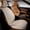 Beige, variant on IVICY Faux Linen Front Car Seat Cover – Durable, Non-Slip Seat Protector for Cars – 1 Unit, Brown