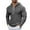 Gray, variant on Yiaimeir Mens Casual Textured Pullover Hoodie Long Sleeve Half Zip Lightweight Sweatshirt for Everyday Comfort and Style