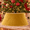 GOLD, variant on LOMYOLO Velvet Christmas Tree Skirt, 24 Inch Round Christmas Tree Collar, Soft Plush Xmas Tree Stand Cover Christmas Tree Ring Skirt for Artificial Christmas Trees Holiday Indoor Decoration - RED
