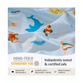 thumbnail image 3 of LuxClub Kids Microfiber Bed Sheet Set, Deep Pocket, Soft Microfiber, Machine Washable, Sun Print, Twin Size, 3 Piece, 3 of 4