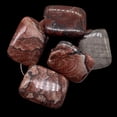 thumbnail image 6 of Red Devil Jasper Rectangle Pendant Bead 8 inch Strand | 40x30x10mm | 5 Beads |, 6 of 8