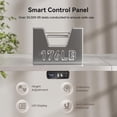 thumbnail image 5 of HLDIRECT Electric Standing Desk with 2 Drawers & Power Outlets & USB Ports, 47×31.5 inches Height Adjustable Desk with Storage, Sit Stand up Desk for Home Office, White, 5 of 9