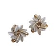 thumbnail image 2 of Women earring girl stud ear drop exquisite flower zircon leaves geometric rhinestone party birthday christmas----18--Product code 70634 18, 2 of 5