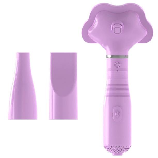 LUVCLS NUEVO Secador de pelo silencioso para mascotas 2 en 1, cepillo para el cuidado de mascotas, cepillo caliente para quitar el vello, suave y seco E1Y8 y eficiente