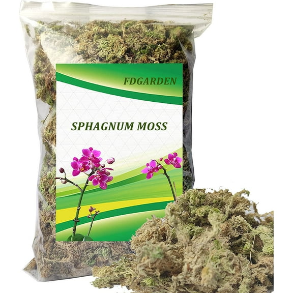 Sphagnum Moss 5 oz Dried Forest Moss for Orchid Moss Potting Mix, Natural Plant Moss for Carnivorous Plants, Succulent, Reptile(5.0 ounces)