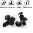 thumbnail image 3 of Lollanda Swimming Ear Plugs 3 Pairs Waterproof Reusable Silicone Ear Plugs Swimming Ear Plugs for Adults Kids for Swimmers Showering Bathing Surfing and Other Water Sports, 3 of 7