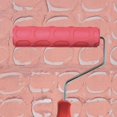 thumbnail image 2 of Wweixi 7-Inch Assorted Embossed Pattern Painting Roller with Plastic Handle 13 Red Type 9, 2 of 2