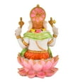 thumbnail image 3 of DevineSoul Marble Dust 8 Inches Red Ganesh ji murti Statue/Idol for Home Temple Puja Room Decoration Items II Good Luck Ganesha for Gifts II Pack of 1 II, 3 of 4