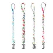 Puloru Baby Braided Pacifier Chain, Infant Chew Toys Holder with Clip