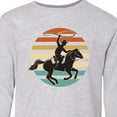 thumbnail image 4 of Inktastic Rodeo Team Roping Cowboy Long Sleeve Youth T-Shirt, 4 of 5