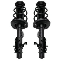 TRQ Front Strut & Coil Spring Assembly Set Driver & Passenger Sides Fits Select 13-15 Chevrolet Camaro