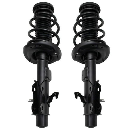 TRQ Front Strut & Coil Spring Assembly Set Driver & Passenger Sides Fits Select 13-15 Chevrolet Camaro