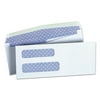 Universal UNV36300 3.63 in. x 8.63 in. #8-5/8 Square Flap Gummed Double Window Business Envelope - White (500/Box)