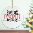 thumbnail image 4 of Santas Favorite Custodian Janitor Christmas Ornament, 4 of 5