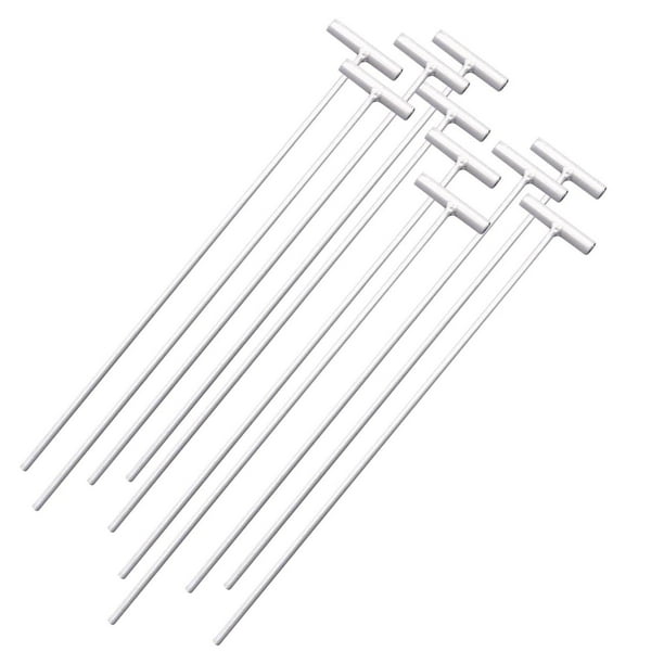 10pcs puertas de entrada de paloma T trampa, trampa de alambre, barra de alambre de puerta de paloma flexible para jaula de aves, césped, porche, pati