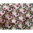 thumbnail image 4 of oneOone Silk Tabby Fabric Spiral & Floral Block Decor Fabric Printed BTY 42 Inch Wide, 4 of 4