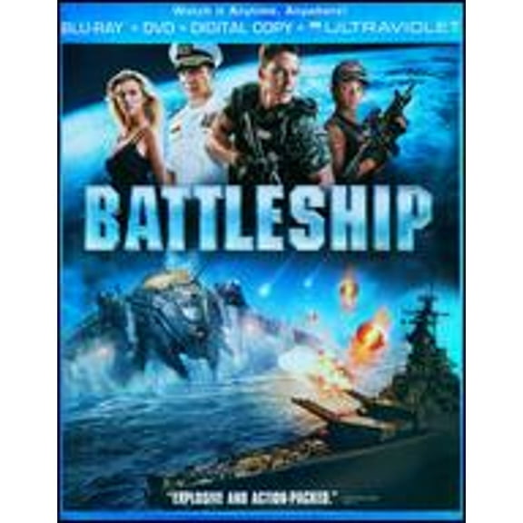 Pre-Owned Battleship [2 Discs] [Blu-ray/DVD] (Blu-Ray 0025192124471) directed by Peter Berg