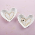 thumbnail image 4 of Kate Aspen Ring Holder & Jewelry Holder Ring Dish, Heart Shaped Trinket Tray, Wedding Gifts for The Couple, Bridal Shower Gifts, Bride Gifts, His and Hers Gifts & Engagement Gifts (Set of 6), 4 of 4