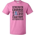 thumbnail image 3 of Inktastic ALS Awareness Strength Courage Support T-Shirt, 3 of 5