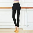 thumbnail image 6 of Women's Solid Color Aerobics Pants Body Exercise Pants Classical Ballet Dance Pants Tight Yoga Pants (nine Point Pants) Yoga Pants plus Wide Leg Yoga Pants below Waist plus Size Yoga Pants for Women, 6 of 6