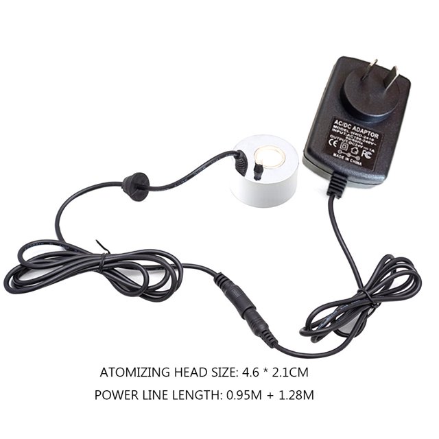 Hacedor De Niebla Fogger Nebulizer Difusor de niebla de ahorro de energía para Rockery Fish Bowl Florero Suministros Sywqhk Libre de BPA
