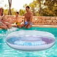thumbnail image 6 of , Inflatable Pool Floats Swim Tube Raft Toy with Decorations, Pool Floaties Summer Water Fun Lounge Beach Lake Party Supplies, 6 of 9